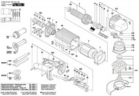 Bosch 0 602 331 401 --- flat head angle sander Spare Parts